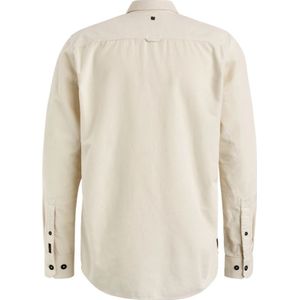 PME Legend, Overhemden, Heren, Beige, M, Katoen, Fijne Wafel Corduroy Overhemd Lange Mouw