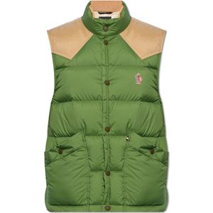 Moncler, Jassen, Heren, Groen, S, Dynamisch