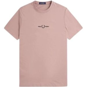 Fred Perry, Tops, Heren, Roze, 2Xl, T-Shirts