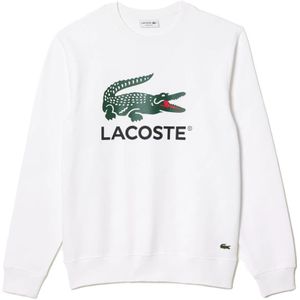 Lacoste, Sweatshirts & Hoodies, Heren, Wit, XL, Sweatshirts