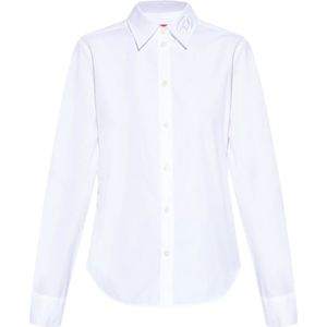 Diesel, Blouses & Shirts, Dames, Wit, M, Katoen, ‘C-Gis’ shirt