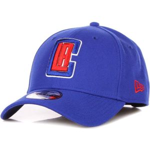 New Era, Accessoires, unisex, Blauw, ONE Size, Polyester, Gebogen Klep Pet NBA Los Angeles Clippers