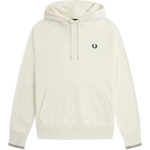 Fred Perry, Sweatshirts & Hoodies, Heren, Beige, L, Katoen, Gestreepte Hoodie