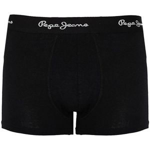 Pepe Jeans, 3-Pack Boxershorts met Merk Tailleband Zwart, Heren, Maat:S