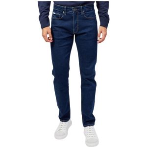 Guess, Jeans, Heren, Blauw, W30, Denim, Slim Fit Blauwe Denim Jeans