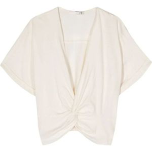 Ba&Sh, Blouses & Shirts, Dames, Beige, L, Katoen, Blouses