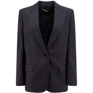 Stella McCartney, Blazers Grijs, Dames, Maat:S