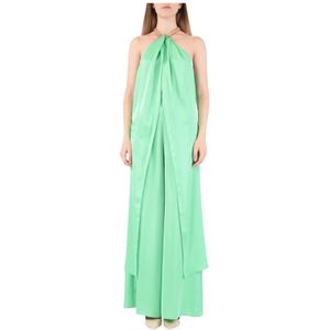 Simona Corsellini, Jumpsuits Groen, Dames, Maat:S