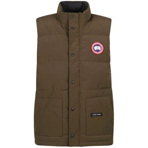 Canada Goose, Jassen, Heren, Groen, M, Katoen, Militair Groene Outdoor Sportjas