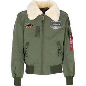 Alpha Industries, Jassen, Heren, Groen, XL, Nylon, Flight Jacket Injector III Air Force