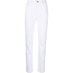 Emporio Armani, Slim-fit Jeans Wit, Dames, Maat:W33