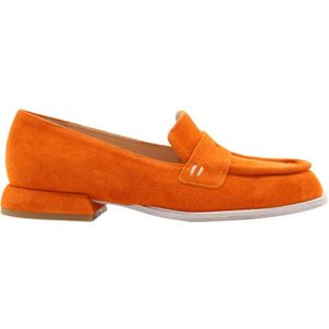 Laura Bellariva, Schoenen, Dames, Oranje, 40 EU, Stijlvolle Moccasin Loafers voor vrouwen