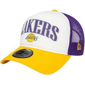 New Era, Accessoires, unisex, Veelkleurig, ONE Size, Nylon, Retro Trucker Lakers Hat