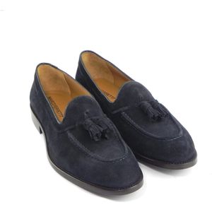 Marco Ferretti, Schoenen, Heren, Blauw, 45 EU, Suède, Blauwe Nappine Loafers