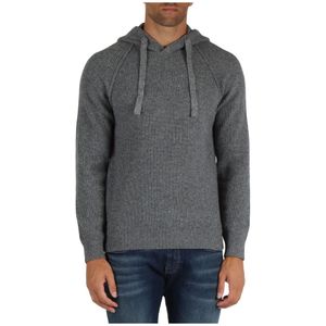 Replay, Sweatshirts & Hoodies, Heren, Grijs, S, Wol, Premium Wollen Blend Hoodie