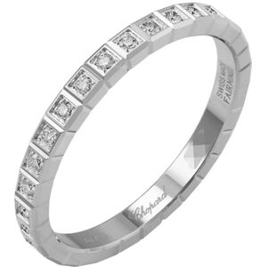 Chopard, Accessoires, Heren, Wit, ONE Size, Ice Cube Pure White Gold Diamond Full-Set Ring