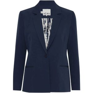 ICHI Rechtvallende Blazer IHLEXI Donkerblauw