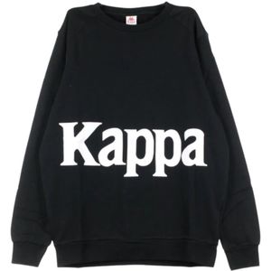 Kappa, Sweatshirts & Hoodies, Heren, Zwart, S, Sweatshirts