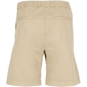 Woolrich, Korte broeken, Heren, Beige, L, Katoen, Casual Shorts