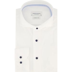 Profuomo Regular Fit Overhemd Wit