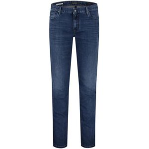 Alberto, Jeans, Heren, Blauw, W31 L34, Katoen, Blauwe Stijlvolle