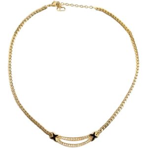 Dior Vintage, Pre-owned Yellow Gold necklaces Geel, Dames, Maat:ONE Size