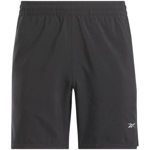 Reebok, Korte broeken, Heren, Zwart, L, Prestatie Hardloopshorts voor Actieve Levensstijl