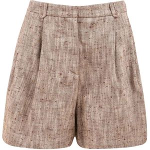 Drumohr, Korte broeken, Dames, Beige, XS, Beige Casual Shorts voor Mannen