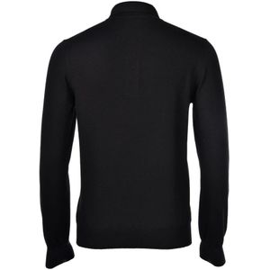 Gran Sasso, Polo met lange mouwen Zwart, Heren, Maat:2XL