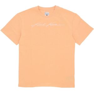 Karl Kani, Tops, Heren, Oranje, XL, T-Shirts
