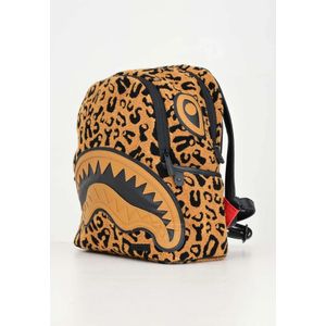 Sprayground, Tassen, Dames, Beige, ONE Size, Chenille Cheetah Beige Rugzak