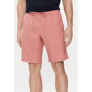 Tommy Hilfiger, Korte broeken, Heren, Rood, W28, Linnen, Heren Linnen Shorts Harlem Stijl