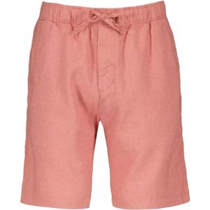 Tommy Hilfiger, Korte broeken, Heren, Rood, W28, Linnen, Heren Linnen Shorts Harlem Stijl