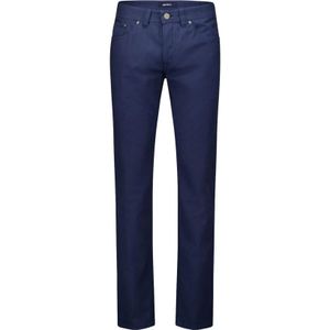 Gardeur, Jeans, Heren, Blauw, W40 L32, Katoen, Donkerblauwe Katoenen Slim Fit Broek