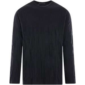Yohji Yamamoto, Sweatshirts & Hoodies, Heren, Zwart, L, Sweatshirts