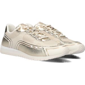 Michael Kors, Schoenen, Dames, Geel, 38 1/2 EU, Glamoureuze Trainer Sneakers voor Vrouwen