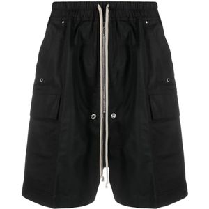 Rick Owens, Korte broeken, Heren, Zwart, L, Katoen, Casual Shorts