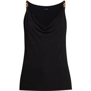 Versace, Blouses & Shirts, Dames, Zwart, M, Blouse overhemd