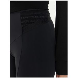 Emporio Armani, Broeken, Dames, Zwart, S, Stretch Leggings - Les Noirs