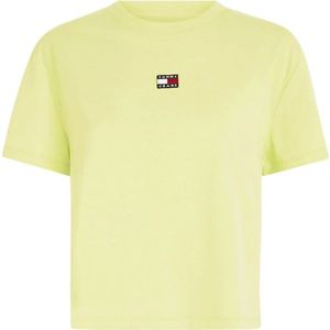 Tommy Jeans, T-Shirts Groen, Dames, Maat:M