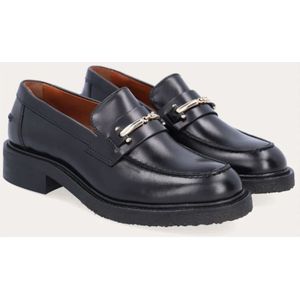 Billi Bi, Schoenen, Dames, Zwart, 41 EU, Leer, Handgemaakte Zwarte Leren Loafers