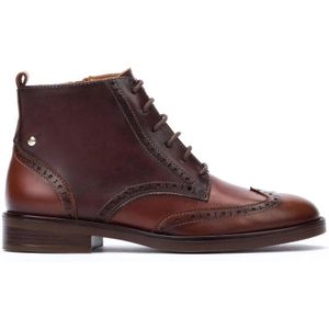 Pikolinos, Schoenen, Dames, Bruin, 39 EU, Leer, Bruine dameslaars - Puertollano stijl