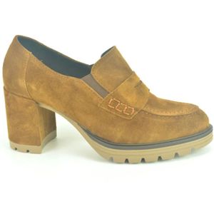 Viguera, Schoenen, Dames, Bruin, 37 EU, Daim Moccasin