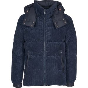 Save The Duck, Blauwe Corduroy Albus Jas Blauw, Heren, Maat:L