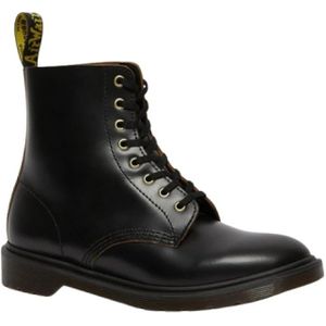 Dr. Martens, Schoenen, Dames, Zwart, 41 EU, Zwarte leren veterschoenen