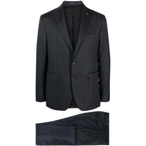 Tagliatore, Formal Blazers Zwart, Heren, Maat:M