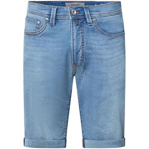 Pierre Cardin, Korte broeken, Heren, Blauw, W42, Katoen, Lichtblauwe Shorts 5-Pocket Model