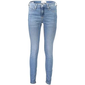 Calvin Klein, Lichtblauwe Skinny Jeans voor Vrouwen Blauw, Dames, Maat:W28 L30