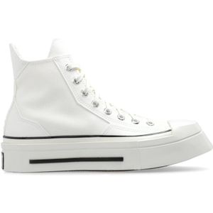 Converse, Schoenen, Dames, Wit, 37 1/2 EU, Leer, Chuck 70 De Luxe Squared high-top sneakers