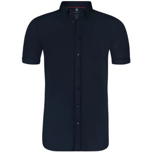 Desoto, Overhemden, Heren, Blauw, 3Xl, Moderne korte mouw overhemden